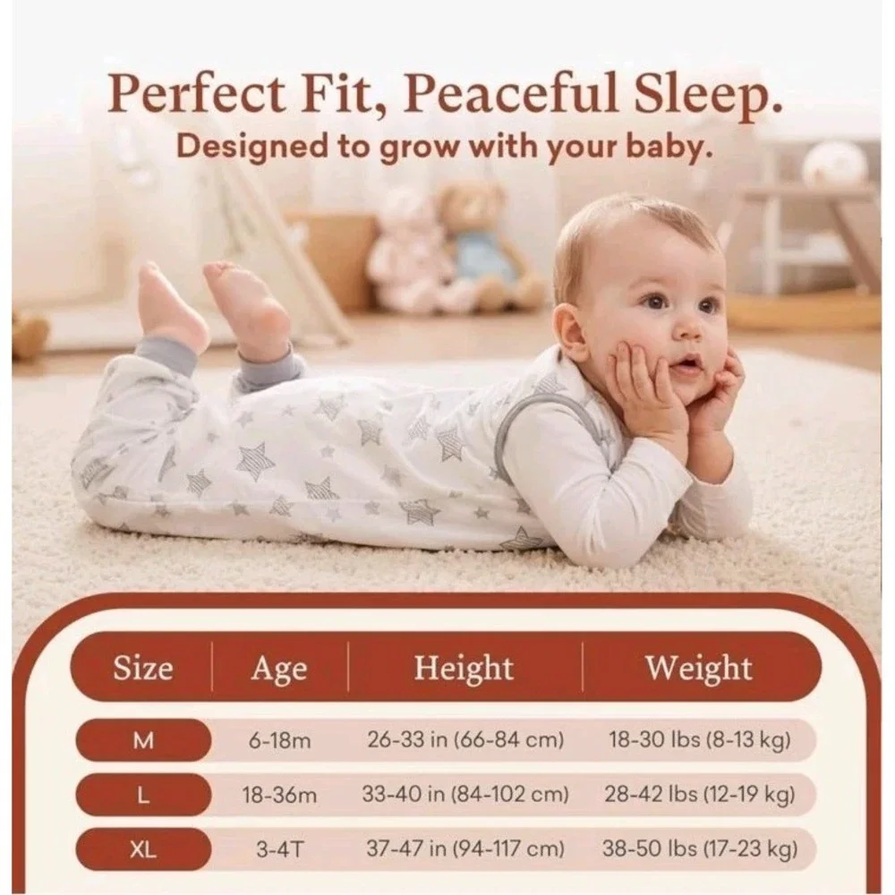 Toddler Sleep Sack With Legs For Early Walkers 1.0 TOG Wearable‎ Blanket Medium
